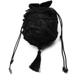 Porte-Monnaie Gothic Lolita 'Black Fairy' Noir