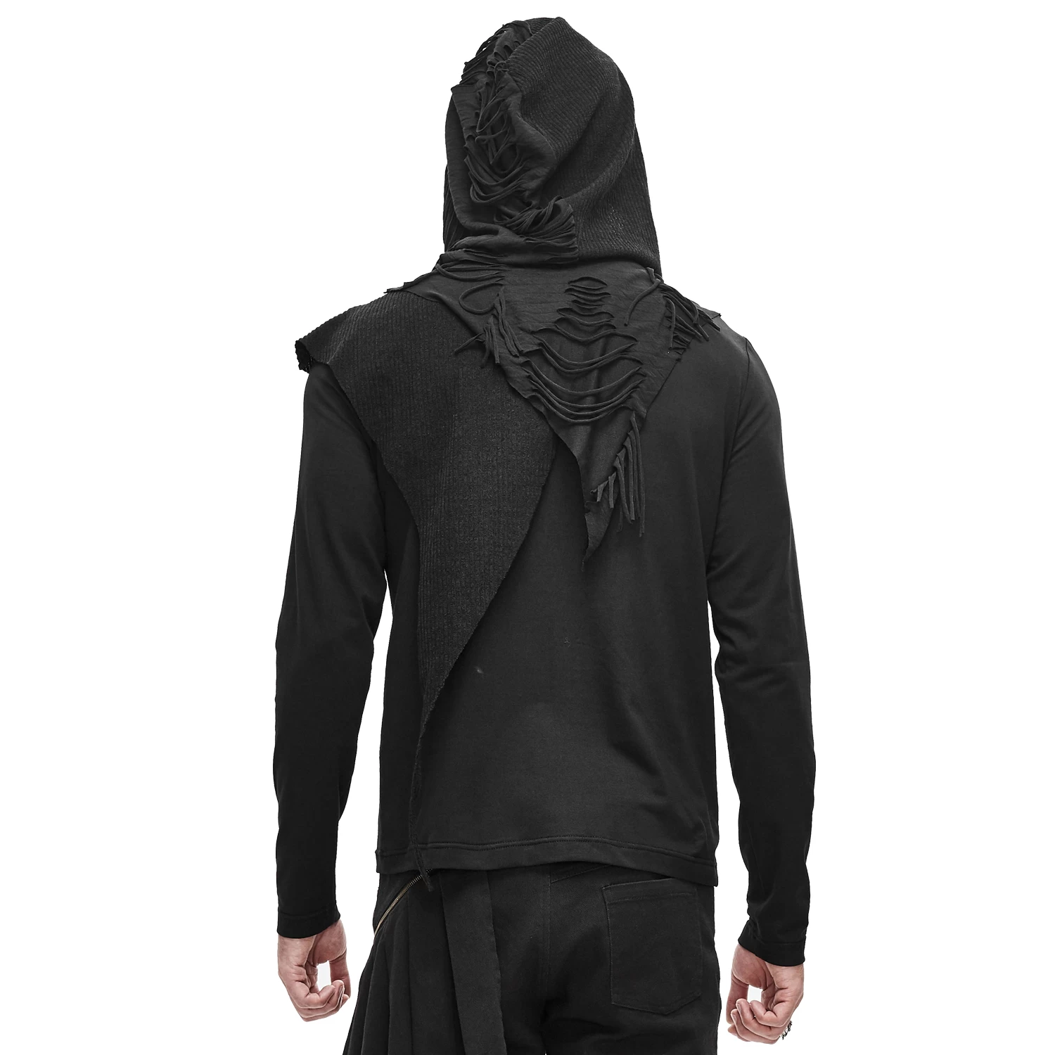 Pull à Capuche 'Templar' Noir 5 Pull à Capuche 'Templar' Noir – Image 3