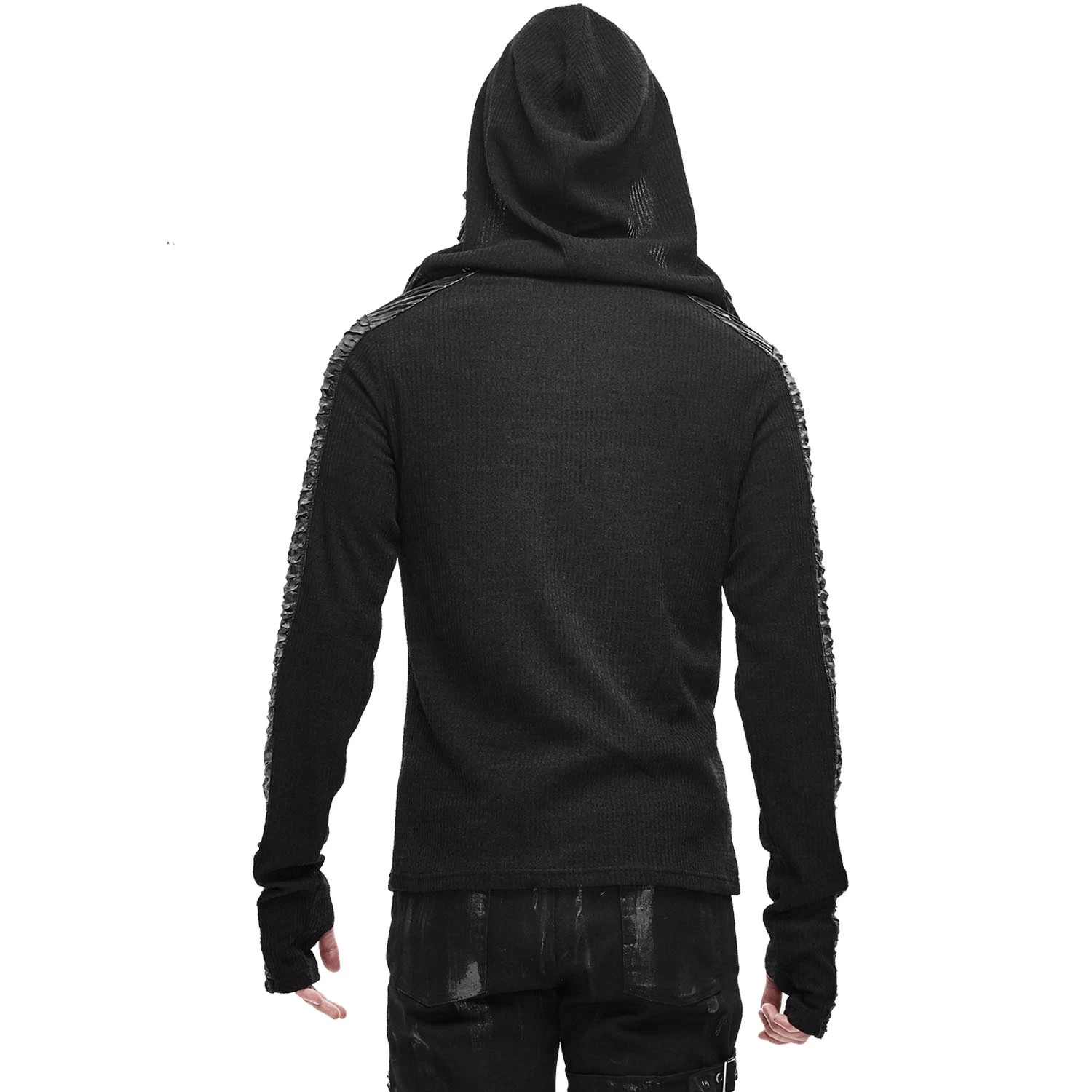 Pull à Capuche 'Altaïr' Noir 5 Pull à Capuche 'Altaïr' Noir – Image 3