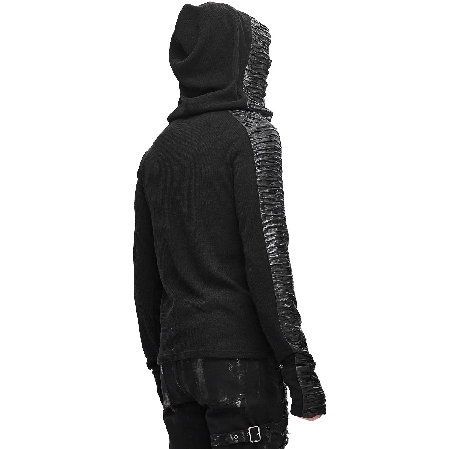 Pull à Capuche 'Altaïr' Noir 6 Pull à Capuche 'Altaïr' Noir – Image 4