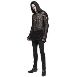 Pull En Mailles 'Destroy' Noir -Magasin De Mode pull en mailles destroy noir 5