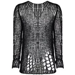 Pull En Mailles 'Destroy' Noir -Magasin De Mode pull en mailles destroy noir 6