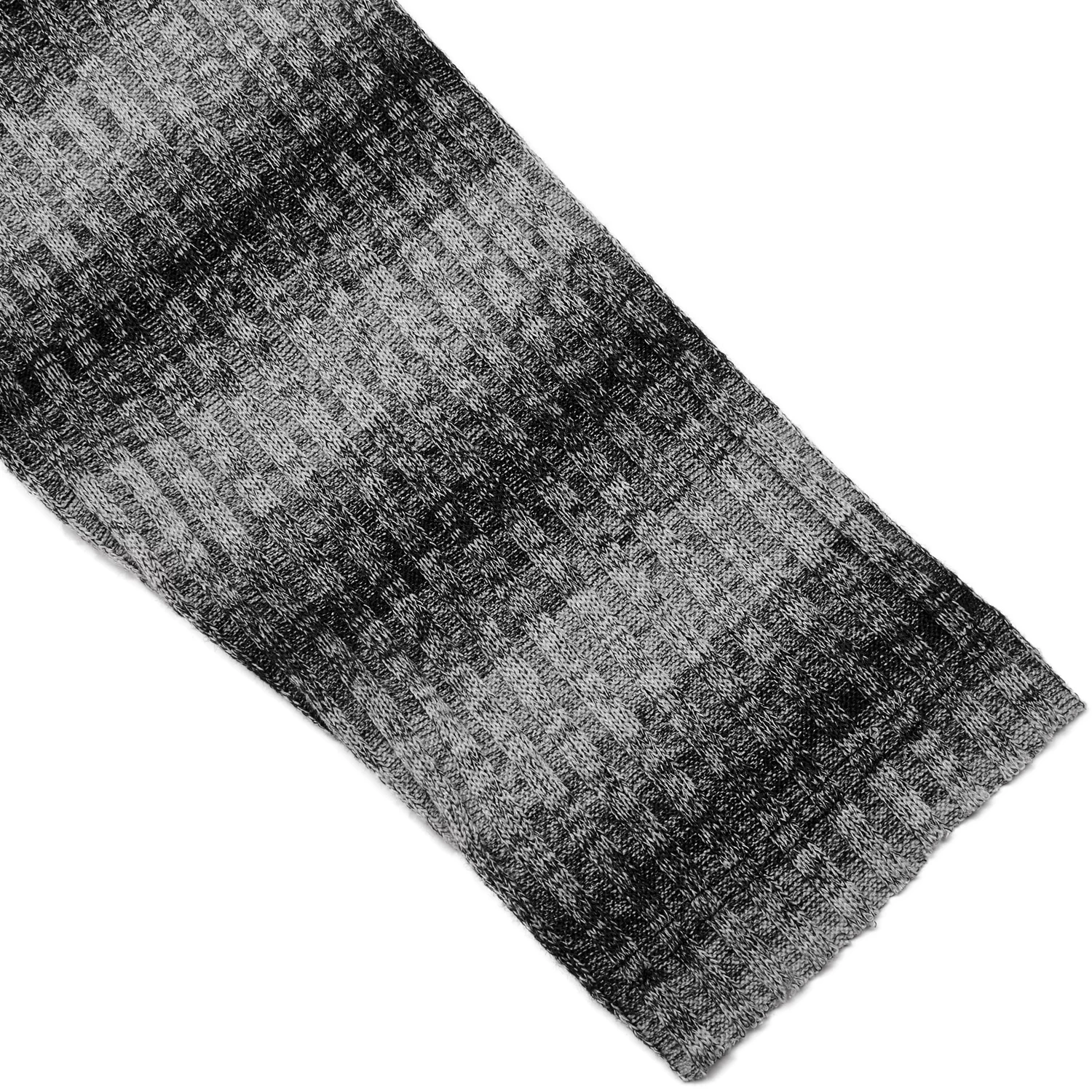 Pull 'Pagan' Rayé Gris Et Noir 13 Pull 'Pagan' Rayé Gris Et Noir – Image 11