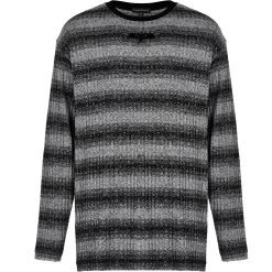 Pull 'Pagan' Rayé Gris Et Noir 20 Pull 'Pagan' Rayé Gris Et Noir -Magasin De Mode pull pagan raye gris et noir 6