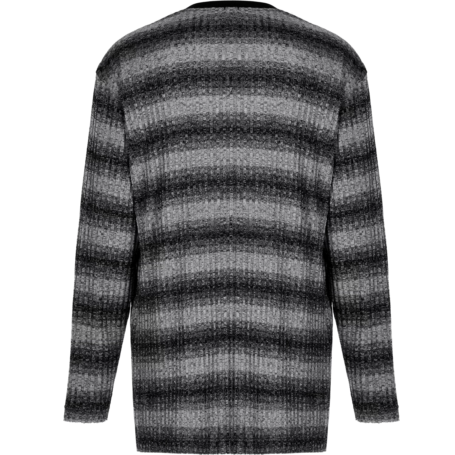 Pull 'Pagan' Rayé Gris Et Noir 10 Pull 'Pagan' Rayé Gris Et Noir – Image 8