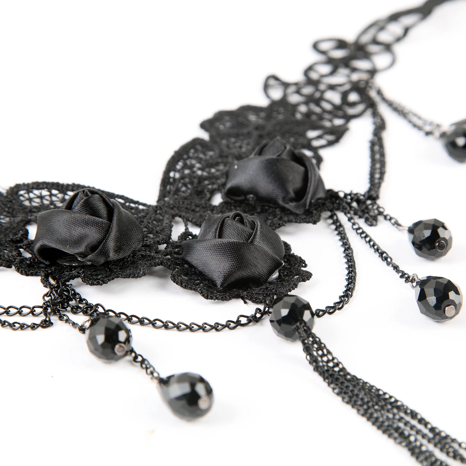 Ras Du Cou 'Black Roses' Noir 5 Ras Du Cou 'Black Roses' Noir – Image 3