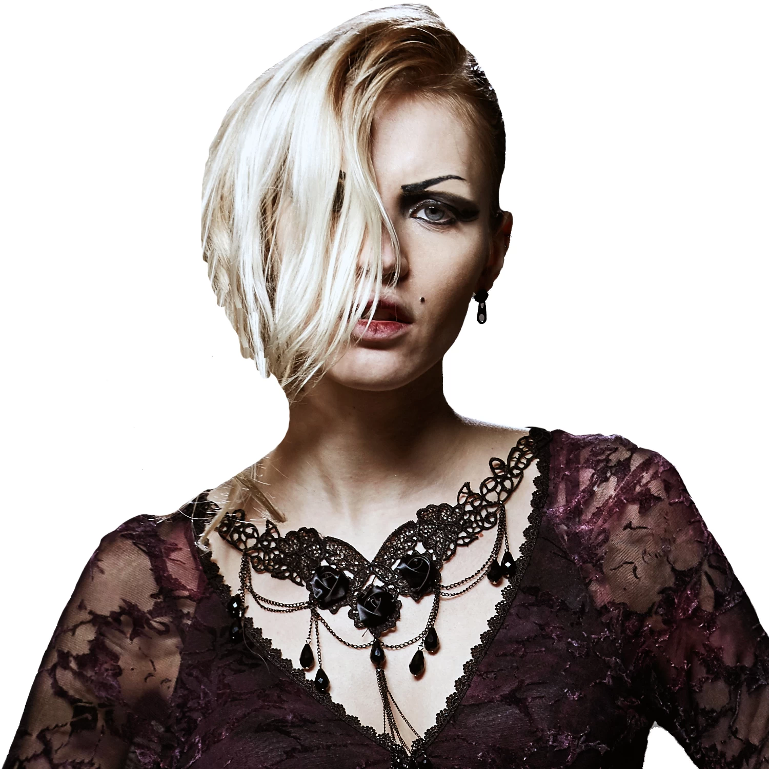 Ras Du Cou 'Black Roses' Noir 8 Ras Du Cou 'Black Roses' Noir – Image 6