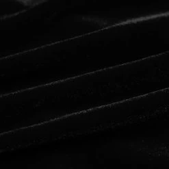 Robe Asymétrique 'Bara' En Velours Noir -Magasin De Mode robe asymetrique bara en velours noir 15