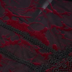 Robe Asymétrique 'Bara' En Velours Rouge 36 Robe Asymétrique 'Bara' En Velours Rouge -Magasin De Mode robe asymetrique bara en velours rouge 15