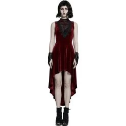 Robe Asymétrique 'Bara' En Velours Rouge 28 Robe Asymétrique 'Bara' En Velours Rouge -Magasin De Mode robe asymetrique bara en velours rouge 7
