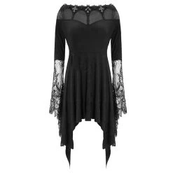 Robe Asymétrique 'Esmerée' En Dentelle Et Jacquard...