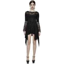 Robe Asymétrique 'Esmerée' En Dentelle Et Jacquard... 26 Robe Asymétrique 'Esmerée' En Dentelle Et Jacquard... -Magasin De Mode robe asymetrique esmeree en dentelle et jacquard noirs 5