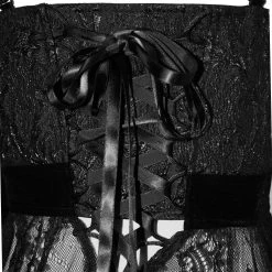 Robe Asymétrique 'Fael' En Dentelle Et Jacquard Noirs -Magasin De Mode robe asymetrique fael en dentelle et jacquard noirs 15