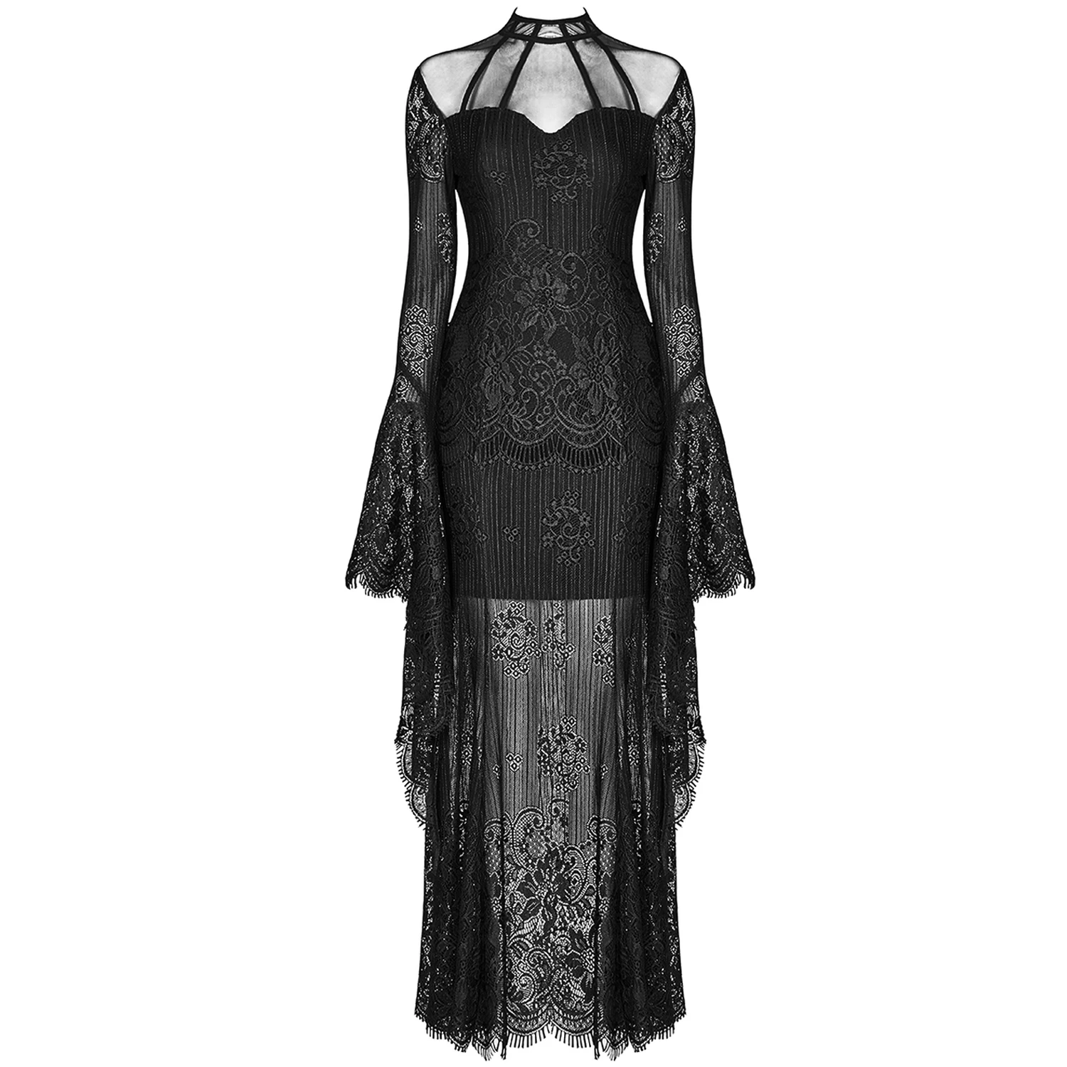 Robe 'Dark Nympha' Noire 9 Robe 'Dark Nympha' Noire – Image 7