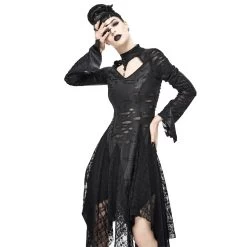 Robe Gothique 'Dragon Spine' Noire -Magasin De Mode robe gothique dragon spine noire 10