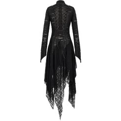 Robe Gothique 'Dragon Spine' Noire -Magasin De Mode robe gothique dragon spine noire 12