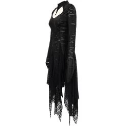 Robe Gothique 'Dragon Spine' Noire -Magasin De Mode robe gothique dragon spine noire 13