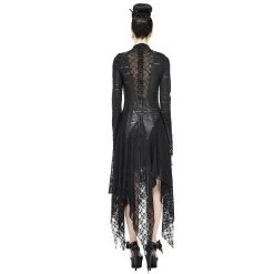 Robe Gothique 'Dragon Spine' Noire -Magasin De Mode robe gothique dragon spine noire 2