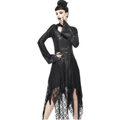 Robe Gothique 'Dragon Spine' Noire -Magasin De Mode robe gothique dragon spine noire 8