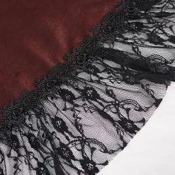 Robe Gothique 'Narcissa' Rouge 35 Robe Gothique 'Narcissa' Rouge -Magasin De Mode robe gothique narcissa rouge 15