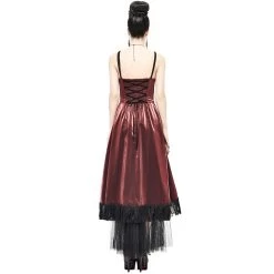 Robe Gothique 'Narcissa' Rouge 22 Robe Gothique 'Narcissa' Rouge -Magasin De Mode robe gothique narcissa rouge 2
