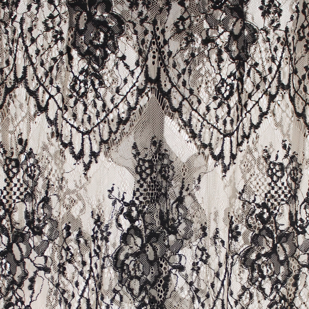 Robe Longue En Dentelle Transparente Et Mousseline... 13 Robe Longue En Dentelle Transparente Et Mousseline... – Image 11