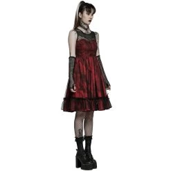 Robe 'Maelle' Rouge Et Noire -Magasin De Mode robe maelle rouge et noire 3