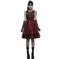 Robe 'Maelle' Rouge Et Noire -Magasin De Mode robe maelle rouge et noire 4