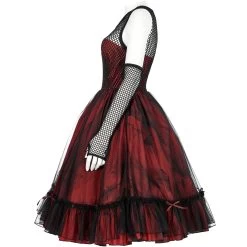 Robe 'Maelle' Rouge Et Noire -Magasin De Mode robe maelle rouge et noire 7