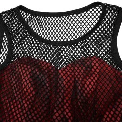 Robe 'Maelle' Rouge Et Noire -Magasin De Mode robe maelle rouge et noire 8