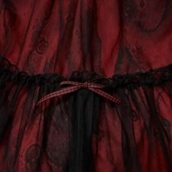 Robe 'Maelle' Rouge Et Noire -Magasin De Mode robe maelle rouge et noire 9