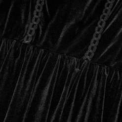 Robe Taille Haute 'Carridwen' En Velours Noir 28 Robe Taille Haute 'Carridwen' En Velours Noir -Magasin De Mode robe taille haute carridwen en velours noir 12