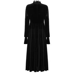 Robe Taille Haute 'Carridwen' En Velours Noir 24 Robe Taille Haute 'Carridwen' En Velours Noir -Magasin De Mode robe taille haute carridwen en velours noir 8