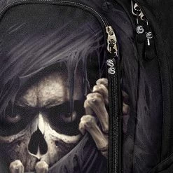 Sac à Dos 'Grim Ripper' Noir Avec Poche Pour Laptop 13 Sac à Dos 'Grim Ripper' Noir Avec Poche Pour Laptop -Magasin De Mode sac a dos grim ripper noir avec poche pour laptop 5