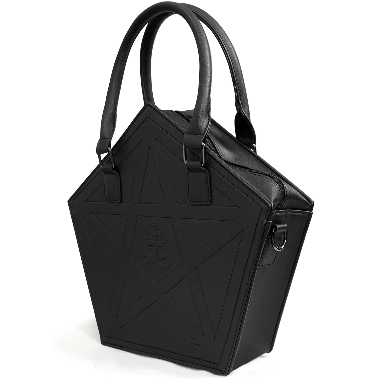 Sac Fourre-Tout 'Pentagramme' Noir 12 Sac Fourre-Tout 'Pentagramme' Noir – Image 10
