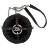 Sac Rond 'Pentagration' Noir -Magasin De Mode sac rond pentagration noir