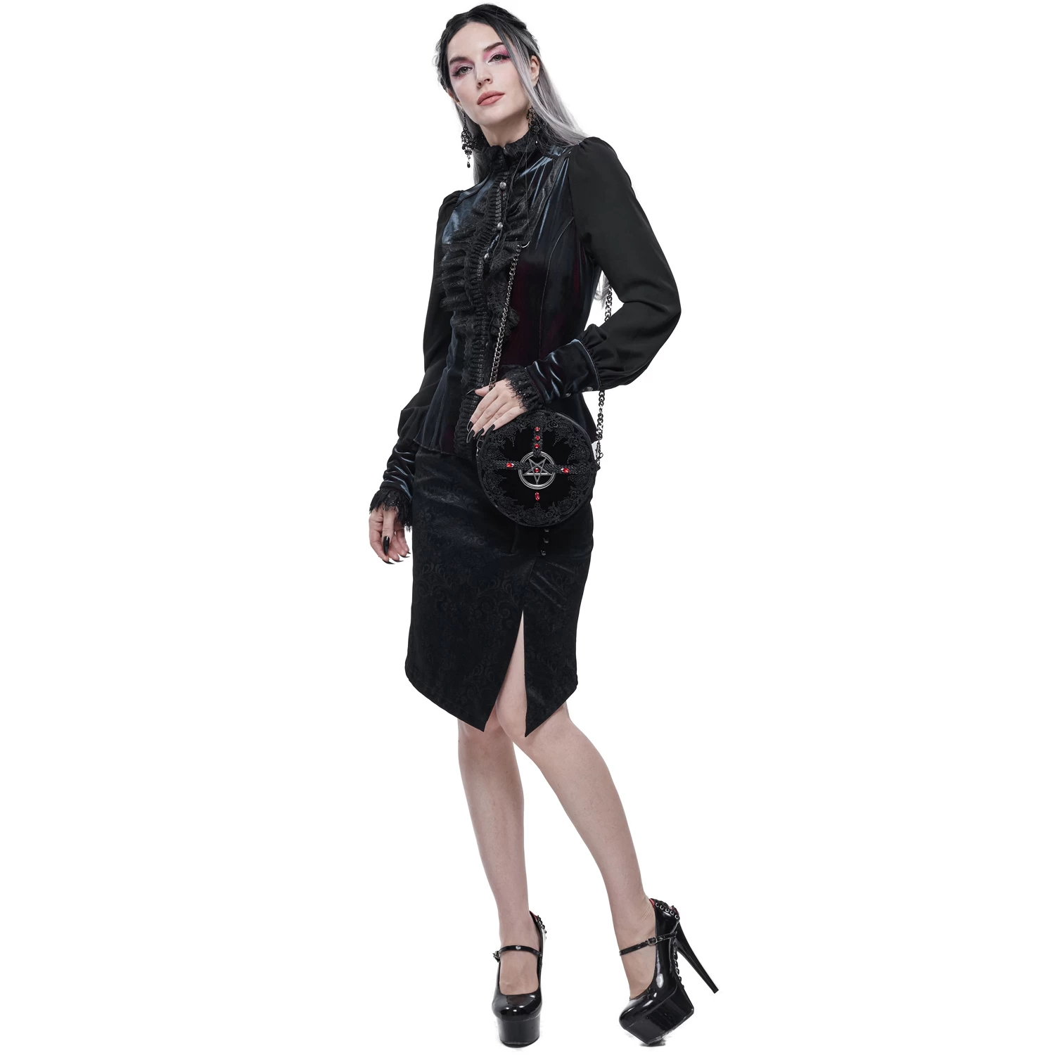 Sac Rond 'Pentagration' Noir 10 Sac Rond 'Pentagration' Noir – Image 8