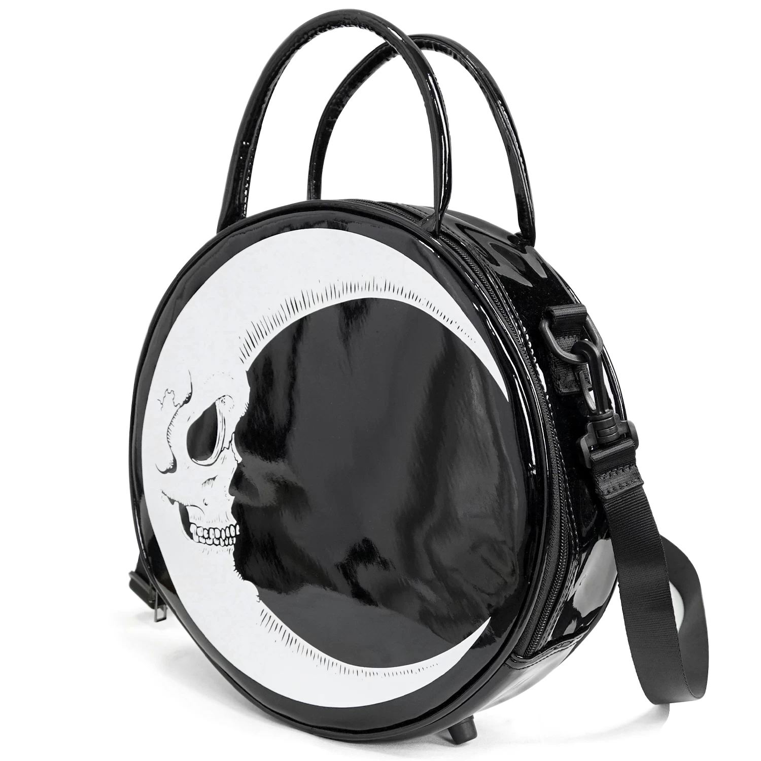 Sac Rond 'Skull Moon' Noir Et Blanc 13 Sac Rond 'Skull Moon' Noir Et Blanc â Image 11