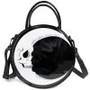 Sac Rond 'Skull Moon' Noir Et Blanc -Magasin De Mode sac rond skull moon noir et blanc