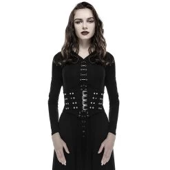 Serre-Taille Gothique 'Bestia' Noir -Magasin De Mode serre taille gothique bestia noir 3