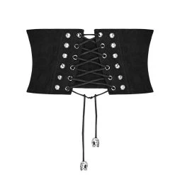 Serre-Taille Gothique 'Bestia' Noir -Magasin De Mode serre taille gothique bestia noir 7