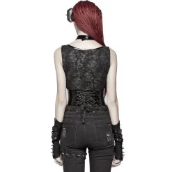 Serre-Taille Gothique 'Black Cage' Noir 20 Serre-Taille Gothique 'Black Cage' Noir -Magasin De Mode serre taille gothique black cage noir 2