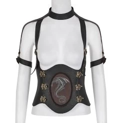 Serre-Taille Marron Foncé 'Dragon Lady' -Magasin De Mode serre taille marron fonce dragon lady 1 5