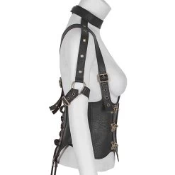 Serre-Taille Marron Foncé 'Dragon Lady' -Magasin De Mode serre taille marron fonce dragon lady 1 7