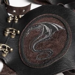 Serre-Taille Marron Foncé 'Dragon Lady' -Magasin De Mode serre taille marron fonce dragon lady 1 9