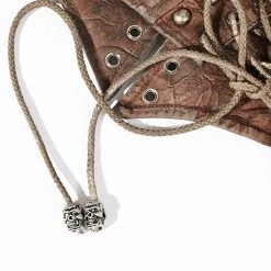 Serre-Taille Steampunk 'Bestia' Marron 27 Serre-Taille Steampunk 'Bestia' Marron -Magasin De Mode serre taille steampunk bestia marron 11