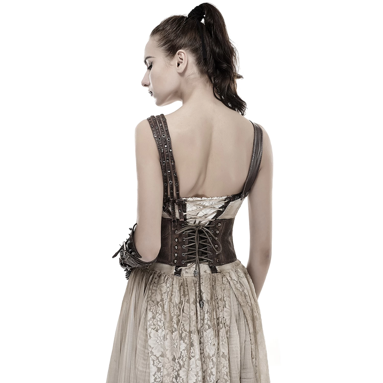 Serre-Taille Steampunk 'Bestia' Marron 5 Serre-Taille Steampunk 'Bestia' Marron – Image 3