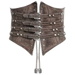 Serre-Taille Steampunk 'Bestia' Marron