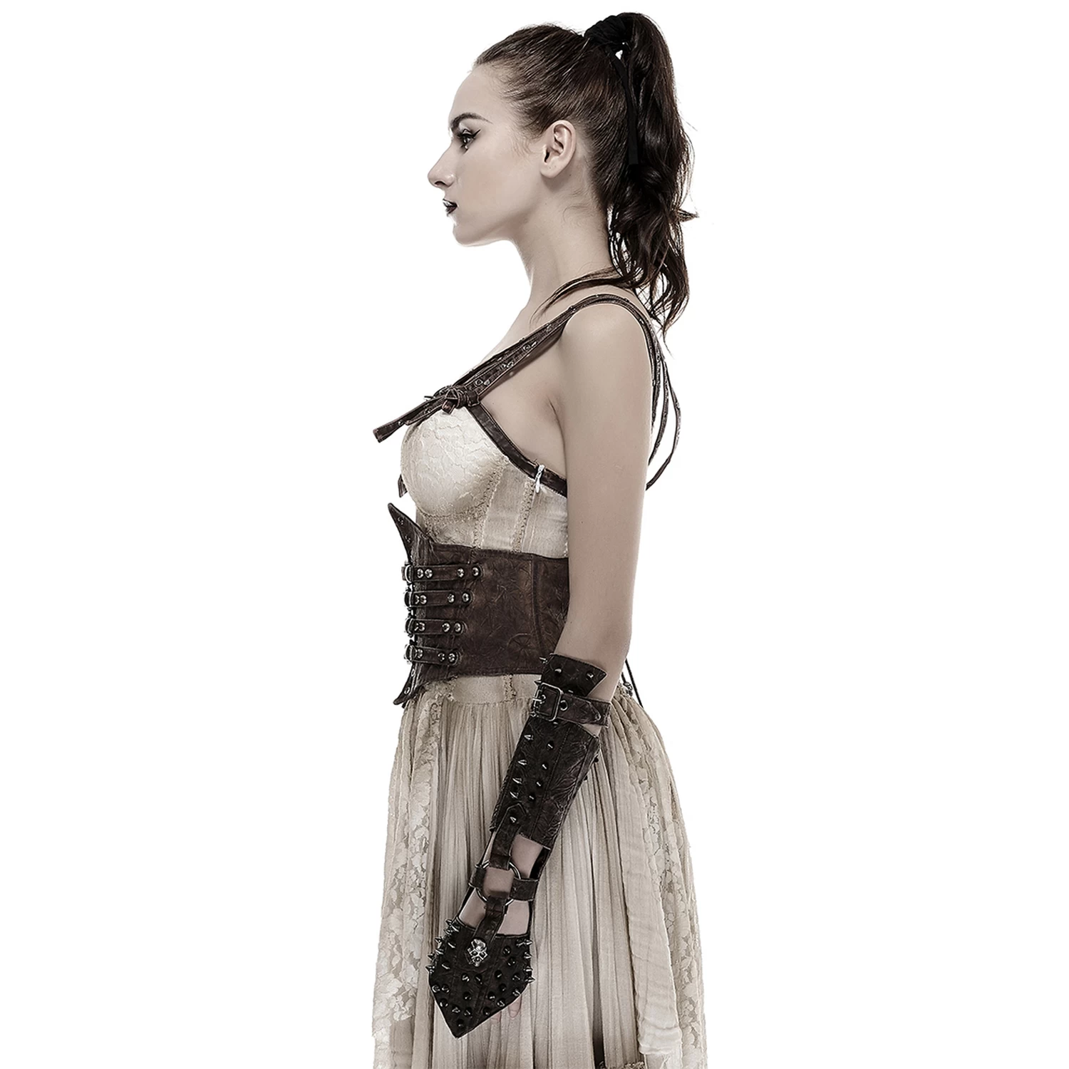 Serre-Taille Steampunk 'Bestia' Marron 6 Serre-Taille Steampunk 'Bestia' Marron – Image 4