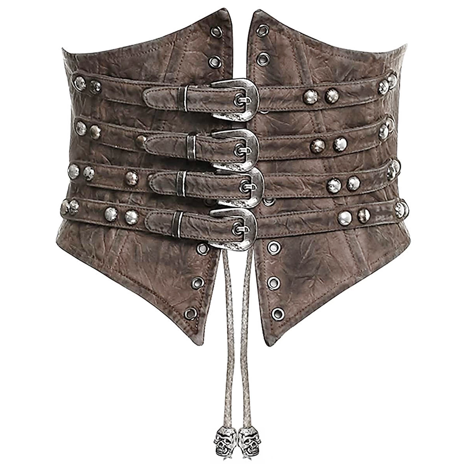 Serre-Taille Steampunk 'Bestia' Marron 8 Serre-Taille Steampunk 'Bestia' Marron – Image 6